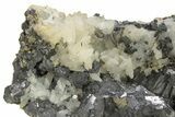 Lustrous Galena Crystal Cluster with Quartz - Peru #257279-2